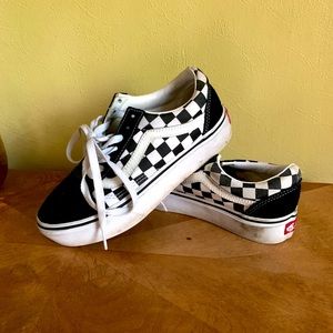 Vans Checkered Platform Shoes